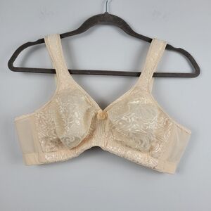 Breezies Women's Wild Rose Seamless‎ Wirefree Support Bra 38C Comfort Straps